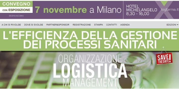 Scopri di più sull'articolo Patrocinio e Intervento Assoram al Logfarma 2019 “L’EFFICIENZA DELLA GESTIONE DEI PROCESSI SANITARI”