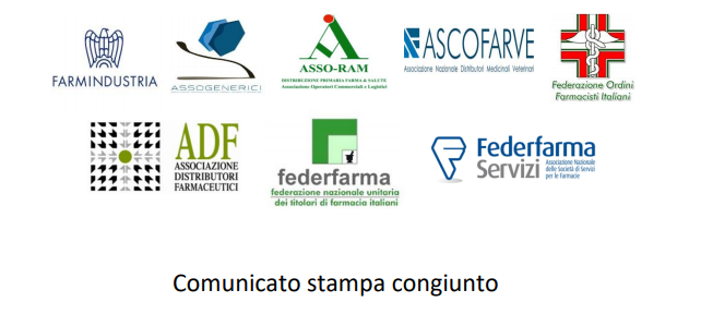 Scopri di più sull'articolo Coronavirus – Comunicato stampa congiunto: impegno della filiera farmaceutica per garantire produzione e distribuzione su tutto il territorio nazionale