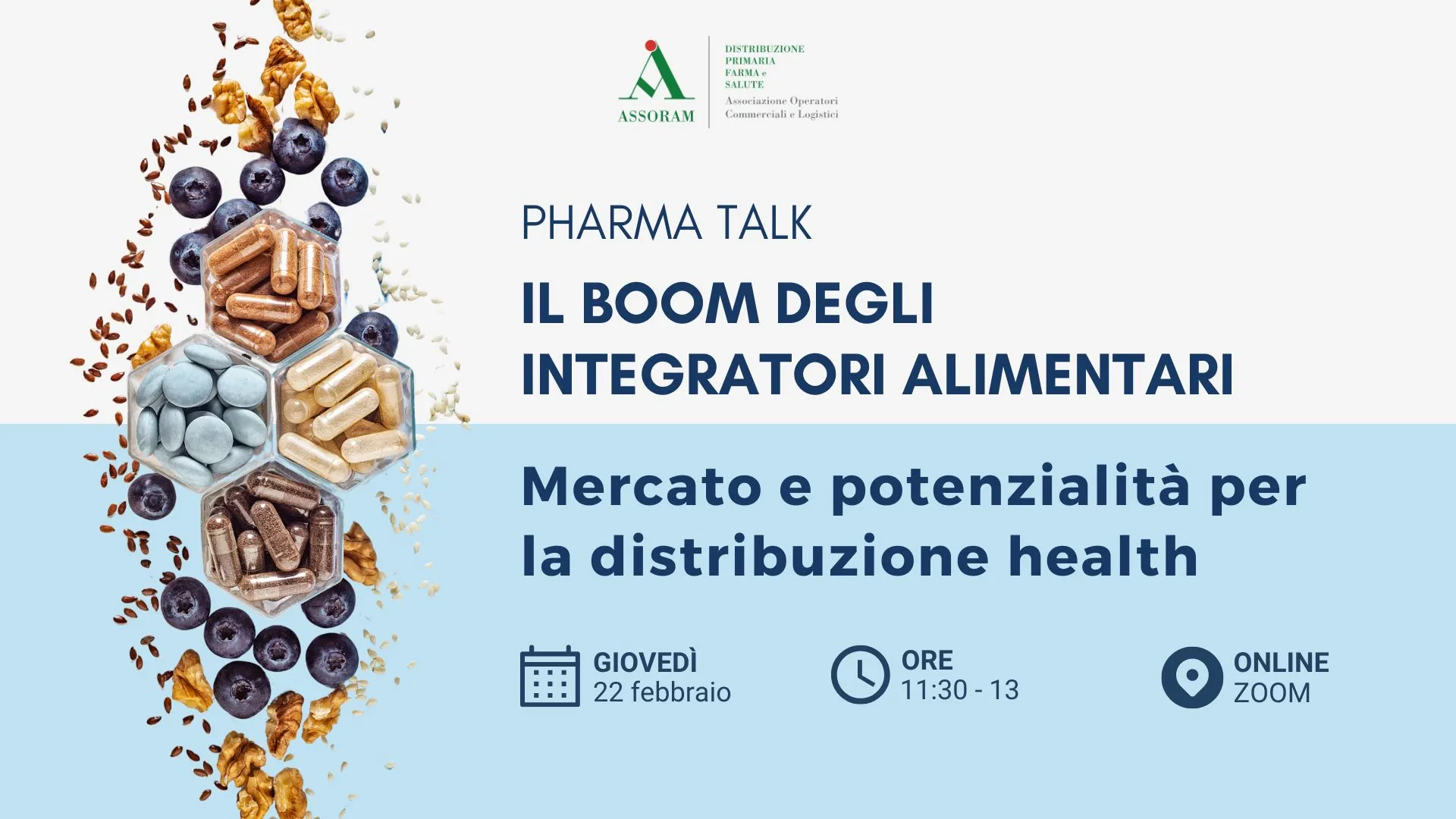 Scopri di più sull'articolo Pharma Talk – Il boom degli integratori alimentari: mercato e potenzialità per la distribuzione health
