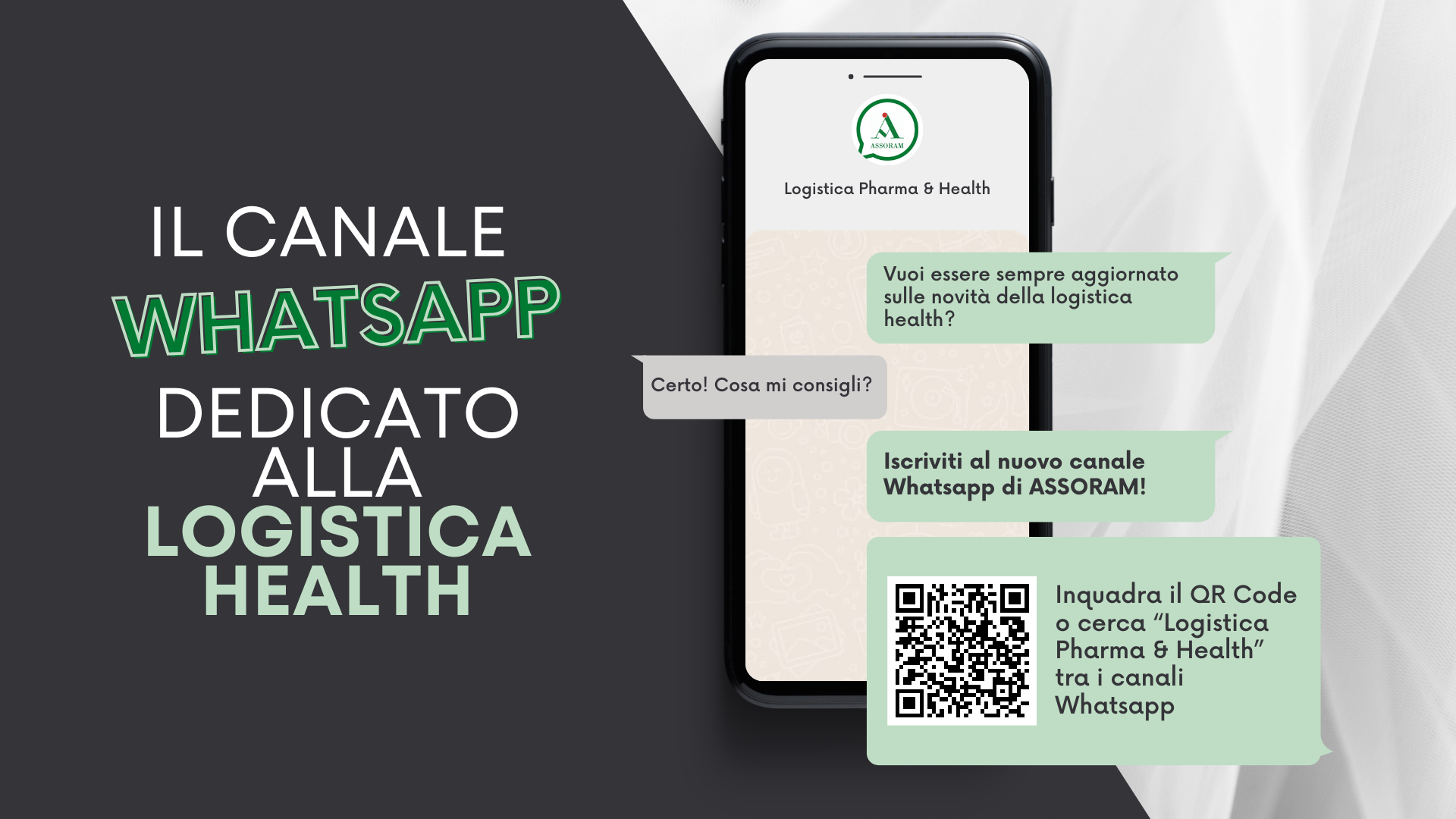 Scopri di più sull'articolo Iscriviti al nuovo canale Whatsapp di ASSORAM per ricevere aggiornamenti tempestivi anche sul tuo smartphone