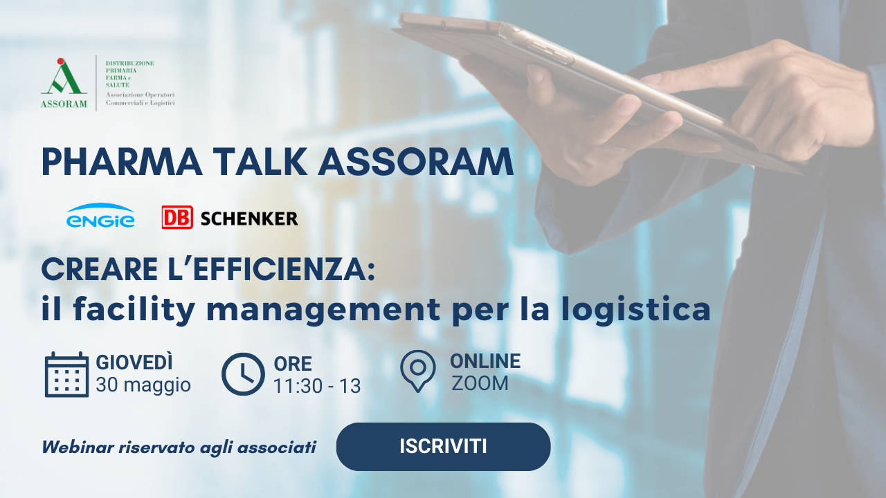 Scopri di più sull'articolo Pharma Talk “Creare l’efficienza: il facility management per la logistica”